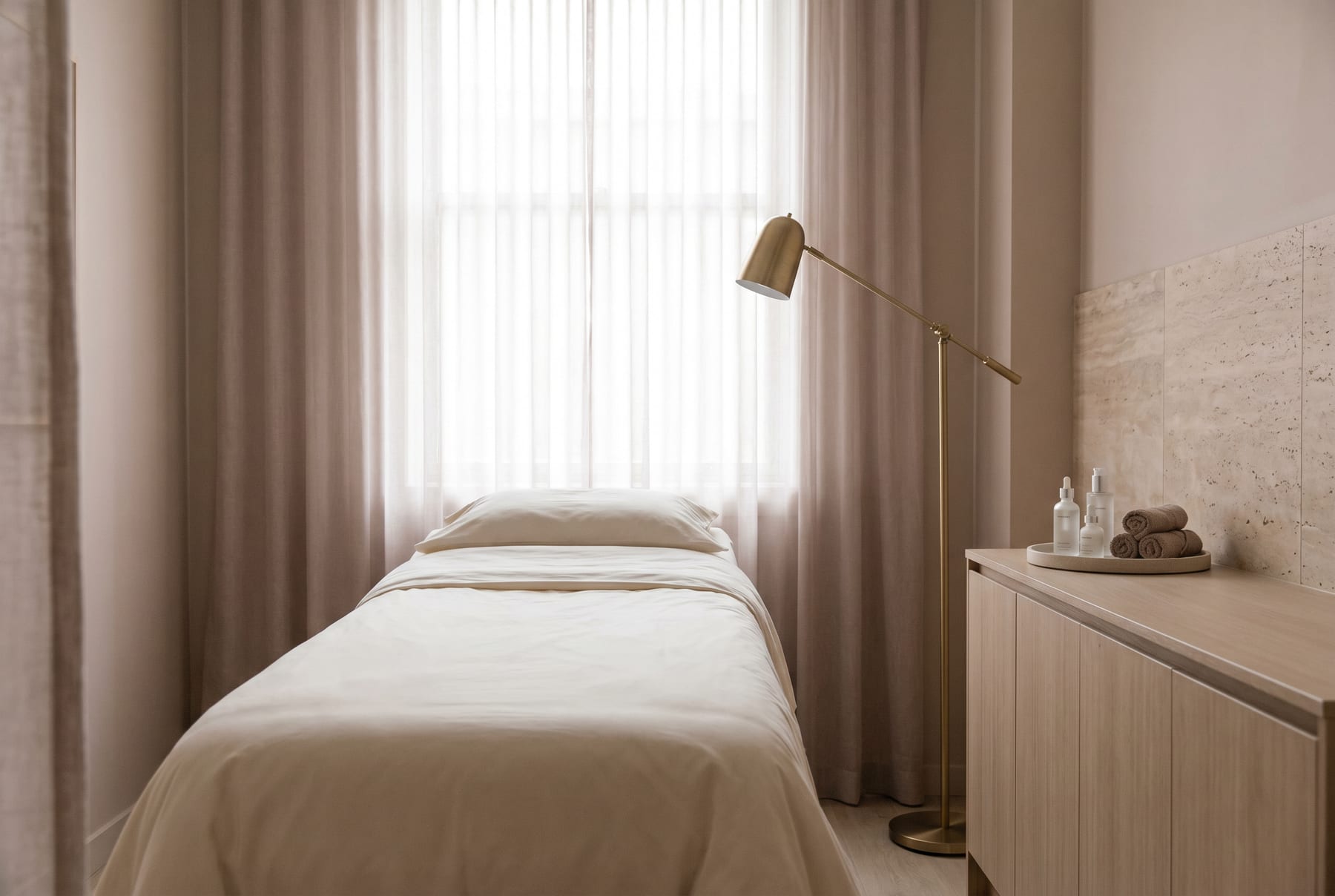Treatment room at Inara Hair & Skin Clinic